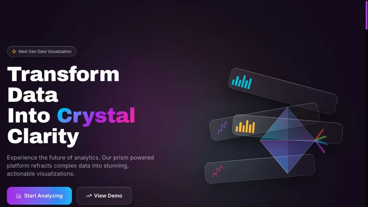 Crystal Analytics interface preview